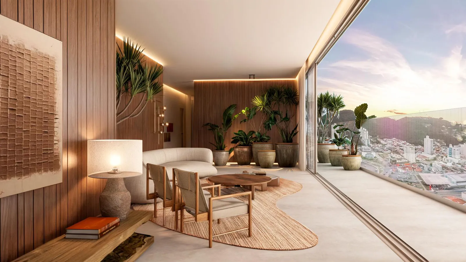 Lounge do rooftop